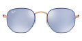 Copper Top Blue / Blue Flash Silver