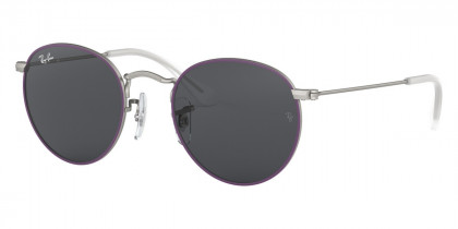 Color: Top Rubber Violet on Silver (279/87) - Ray-Ban RJ9547S279/8744