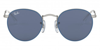 Ray-Ban™ Junior Round RJ9547S 280/80 44 - Rubber Blue on Silver