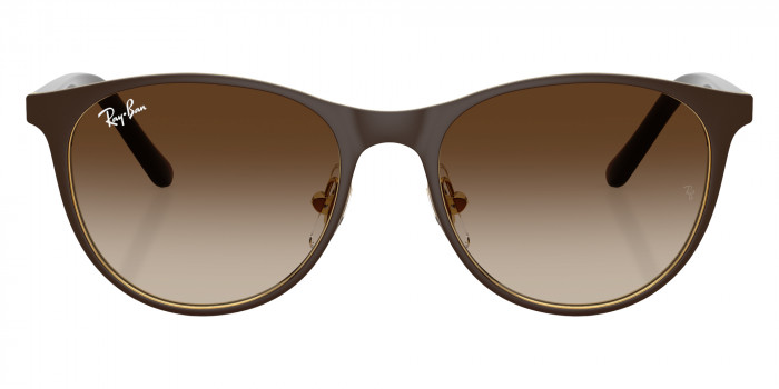 Ray-Ban™ RB9552S 297/13 47 - Matte Brown on Arista Gold