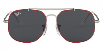 Color: Rubber Red on Silver (278/87) - Ray-Ban RJ9561S278/8750