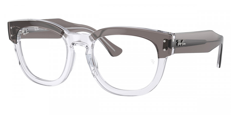 Ray Ban Mega Hawkeye RX0298V 8111 50 Gray on Transparent Eyeglasses