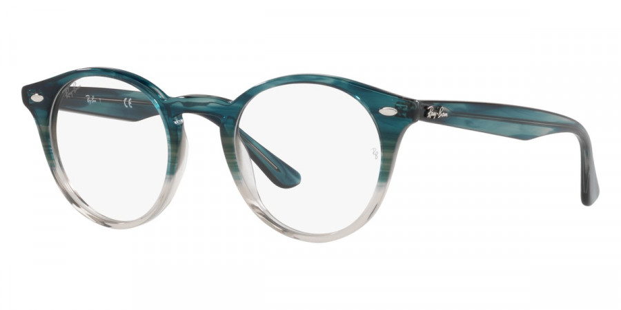Color: Gradient Turquoise Havana (8146) - Ray-Ban RX2180V814649
