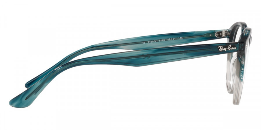 Color: Gradient Turquoise Havana (8146) - Ray-Ban RX2180V814649