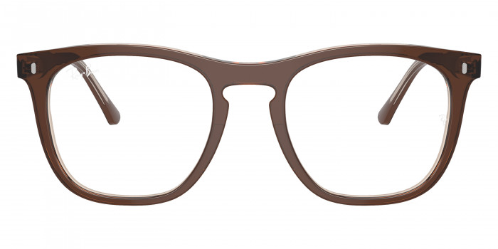 Ray-Ban™ RX2210V 8365 51 - Brown on Transparent Light Brown