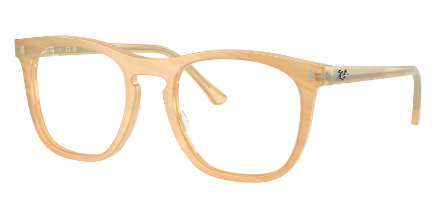 Color: Photo Striped Brown (8383) - Ray-Ban RX2210V838353