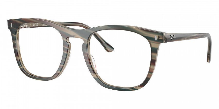 Color: Photo Striped Gray (8381) - Ray-Ban RX2210VF838153