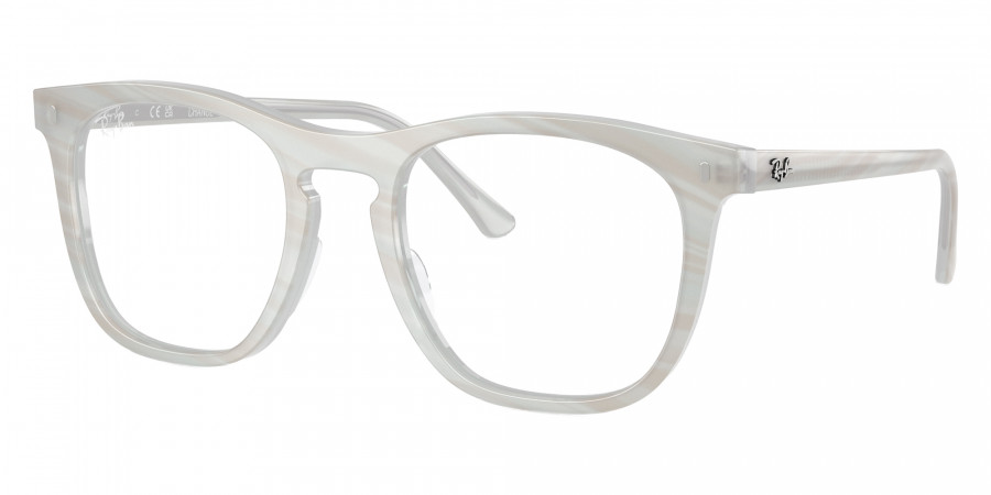 Color: Photo Striped Light Blue (8382) - Ray-Ban RX2210VF838253