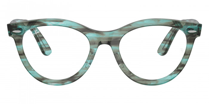 Ray-Ban™ Wayfarer Way RX2241V 8362 51 - Striped Transparent Green