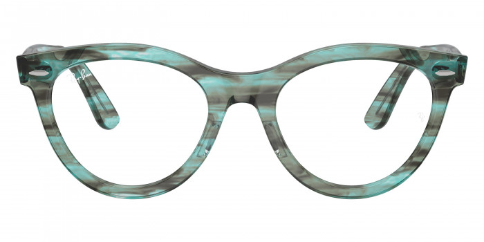 Ray-Ban™ Wayfarer Way RX2241VF 8362 51 - Striped Transparent Green
