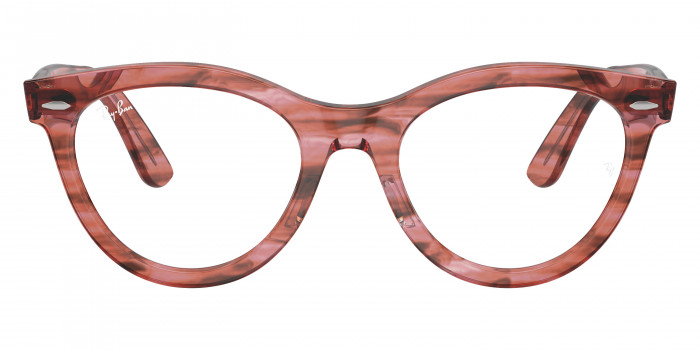 Ray-Ban™ Wayfarer Way RX2241VF 8363 51 - Striped Transparent Pink