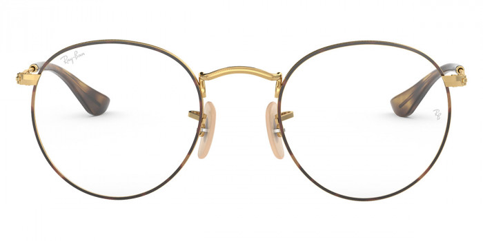 Ray-Ban™ Round Metal RX3447V 2945 53 - Havana on Gold
