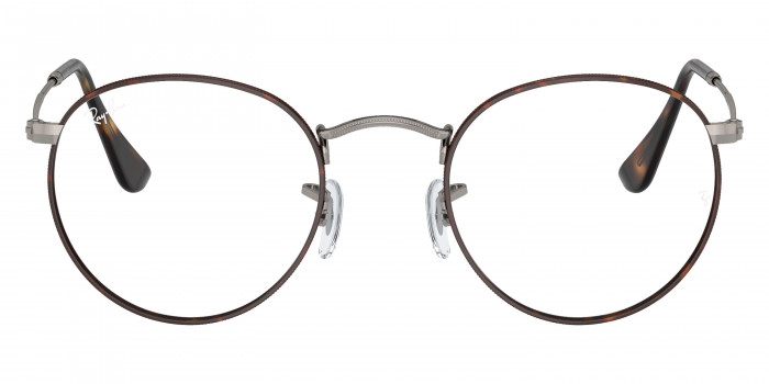 Ray-Ban™ Round Metal RX3447V 3174 53 - Havana on Gunmetal