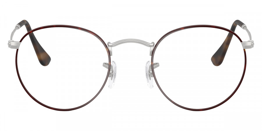 Ray-Ban™ Round Metal RX3447V 3194 47 - Matte Havana on Matte Silver