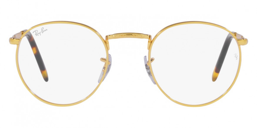 Ray-Ban™ New Round RX3637V 3086 53 - Legend Gold