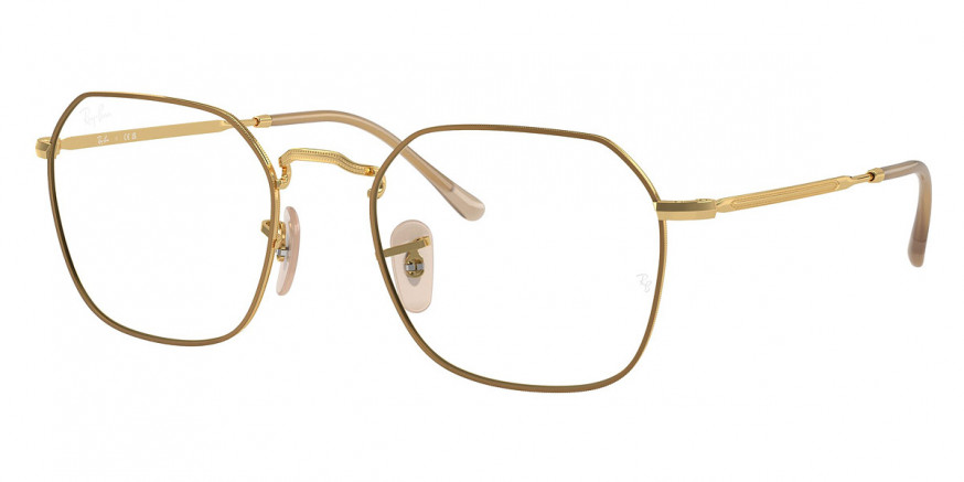 Ray-Ban™ Jim RX3694V 3167 51 - Beige on Gold