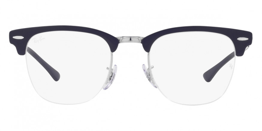 Ray-Ban™ Clubmaster Metal RX3716VM 3148 50 - Blue on Silver
