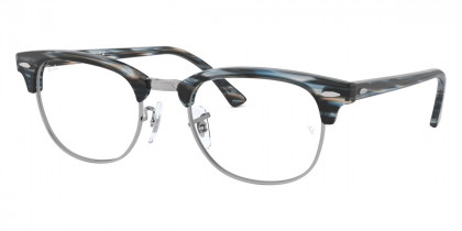 Color: Blue/Gray Striped (5750) - Ray-Ban RX5154575049