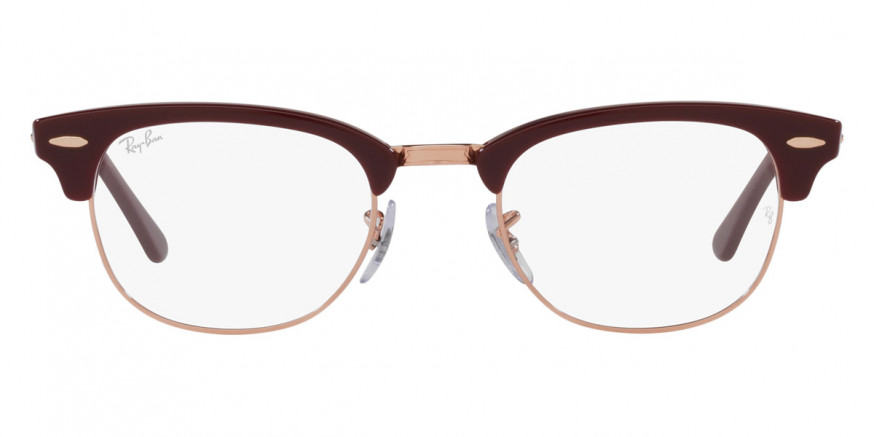 Ray-Ban™ Clubmaster RX5154 8230 51 - Bordeaux on Rose Gold