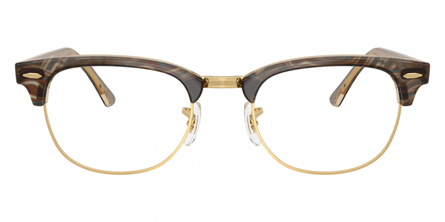 Ray-Ban™ RB5154 Clubmaster Change 8294 53 - Photo Waves Brown