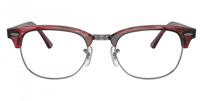Ray-Ban™ Clubmaster RX5154 8376 53 - Striped Red