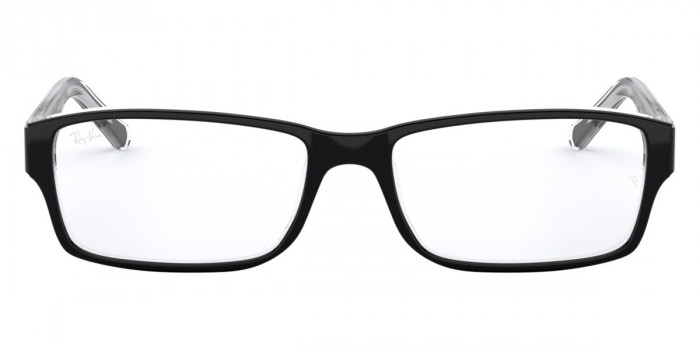 Ray-Ban™ RX5169 2034 52 - Black On Transparent