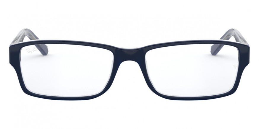 Ray-Ban™ RX5169 5815 54 - Blue On Transparent Gray