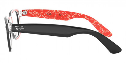 Color: Black On Texture Red (2479) - Ray-Ban RX5184247952