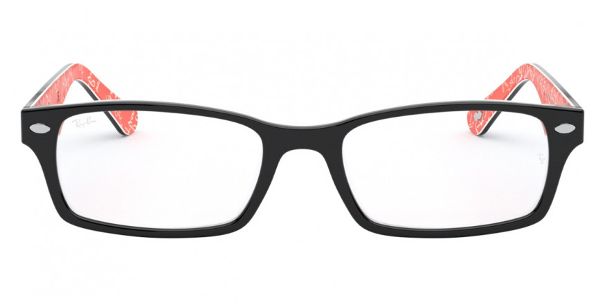 Ray-Ban™ RX5206 2479 52 - Black On Texture Red