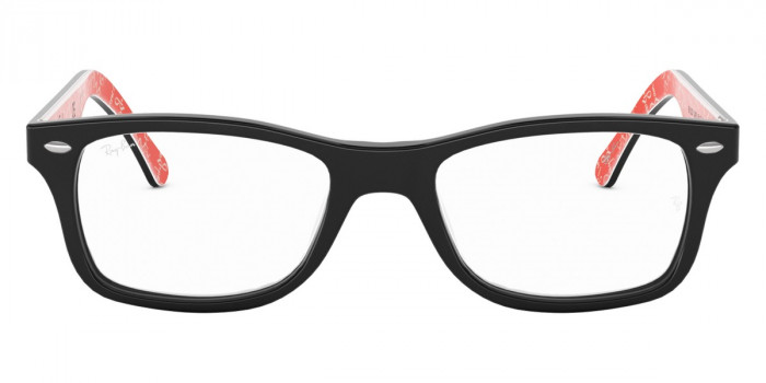 Ray-Ban™ RX5228 2479 53 - Black On Texture Red