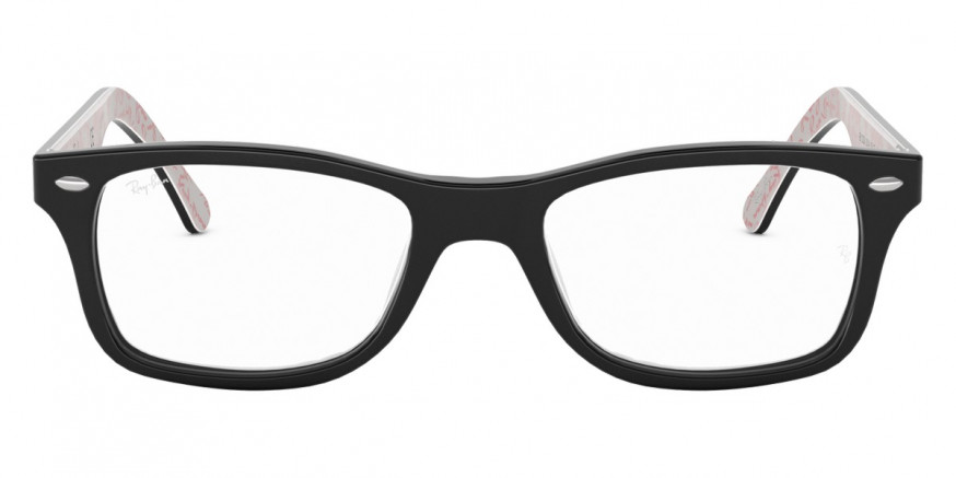 Ray-Ban™ RX5228 5014 53 - Black On Texture White