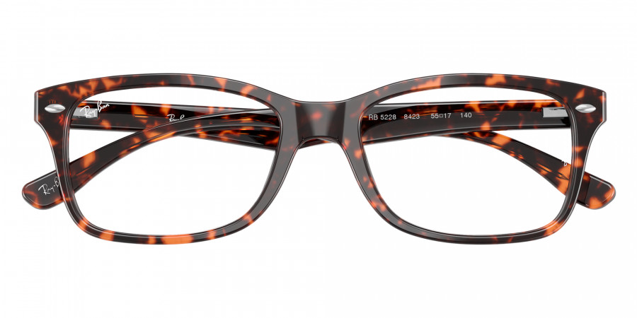 Color: Havana Red Turtle (8423) - Ray-Ban RX5228842350