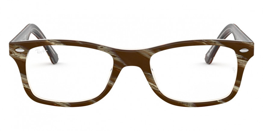 Ray-Ban™ RX5228F 5914 55 - Top Brown/Red/Yellow