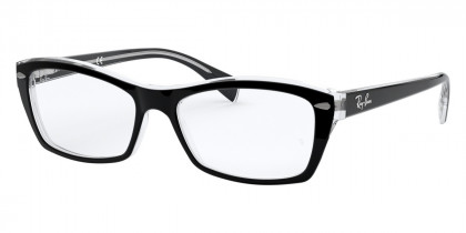 Color: Black On Transparent (2034) - Ray-Ban RX5255203451
