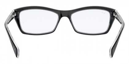Color: Black On Transparent (2034) - Ray-Ban RX5255203453