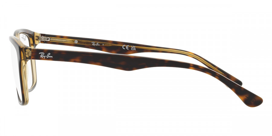 Color: Havana on Transparent Yellow (8285) - Ray-Ban RX5279828553
