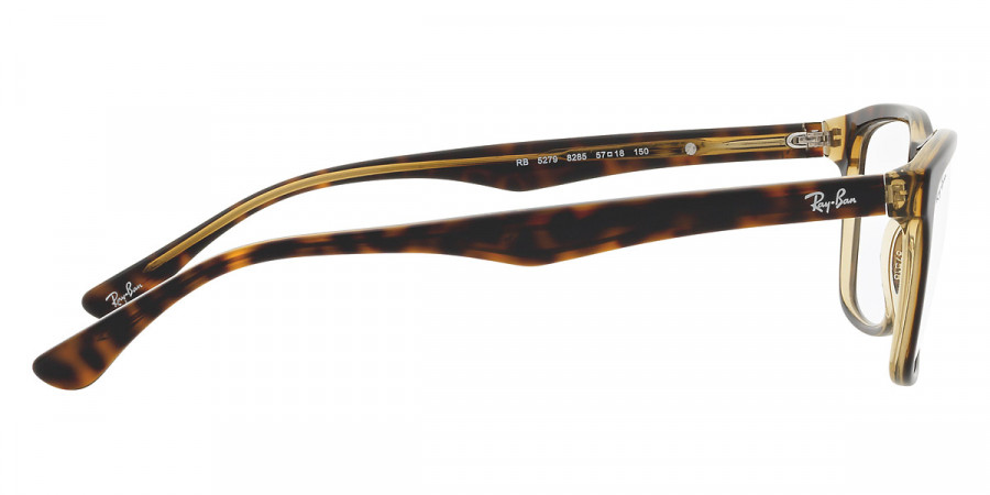 Color: Havana on Transparent Yellow (8285) - Ray-Ban RX5279828553