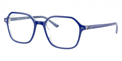 Color: Blue On Vichy Blue/White (8090) - Ray-Ban RX5394809051