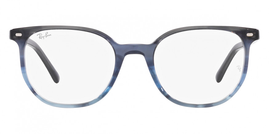 Ray Ban Elliot RX5397 8254 48 Striped Gray Blue Eyeglasses