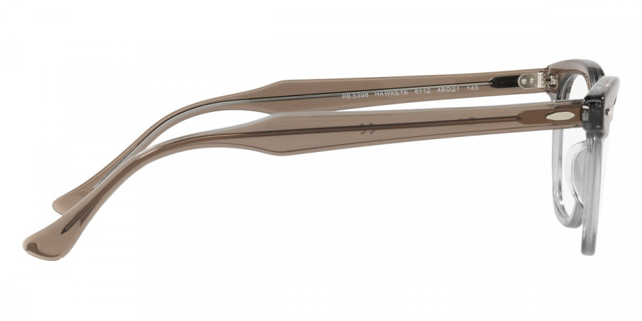 Color: Brown on Transparent Gray (8112) - Ray-Ban RX5398811248