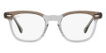 Brown on Transparent Gray