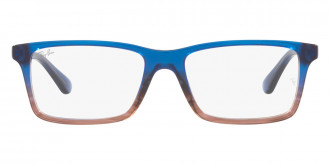 Color: Gradient Blue on Striped Gray (5765) - Ray-Ban RX5413576554