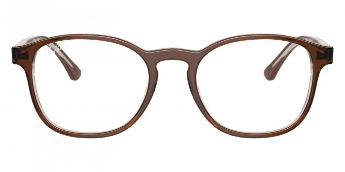 Ray-Ban™ RX5417 8365 50 - Brown on Transparent Light Brown