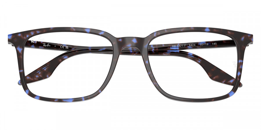 Color: Havana Blue Turtle (8424) - Ray-Ban RX5421F842455