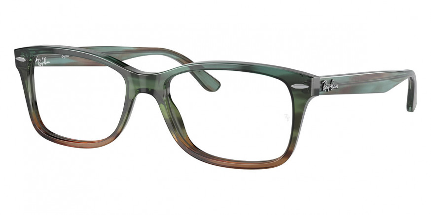 Ray-Ban™ RX5428 8252 53 - Striped Blue Gradient Green