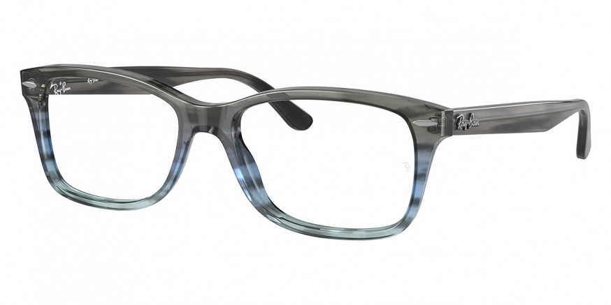 Ray-Ban™ RX5428 8254 55 - Striped Gray and Blue