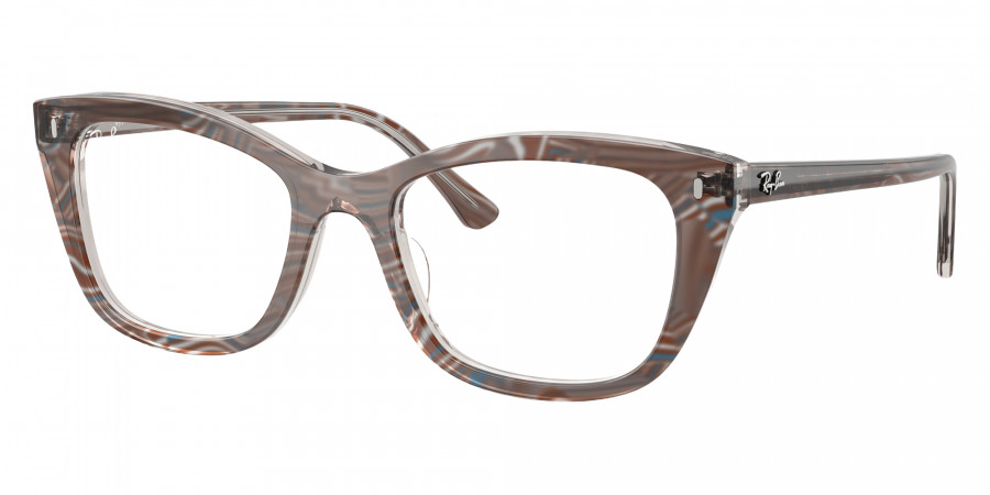 Color: Photo Waves Gray (8291) - Ray-Ban RX5433829152