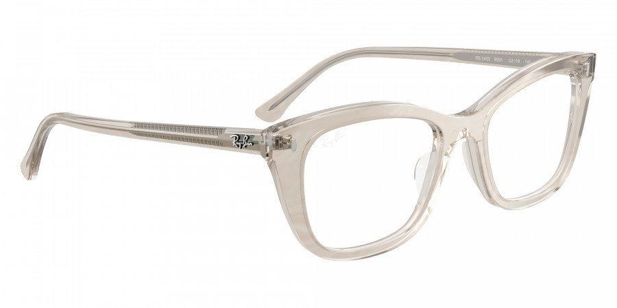 Color: Photo Waves Gray (8291) - Ray-Ban RX5433829152
