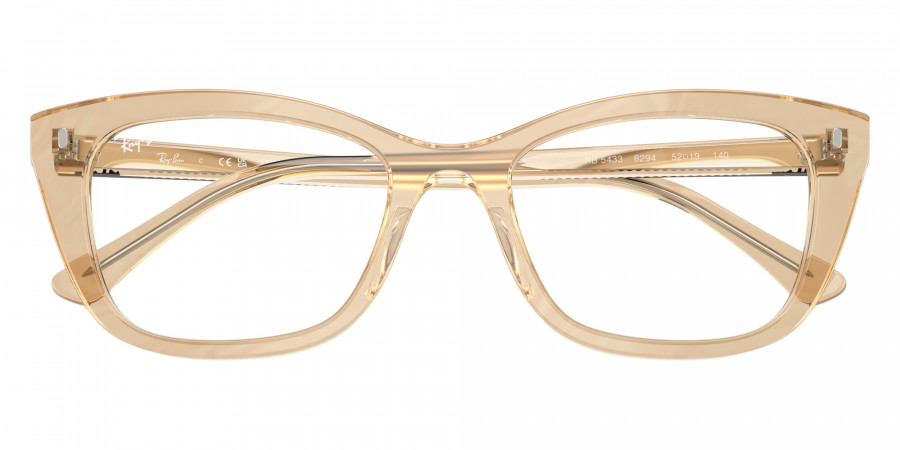 Color: Photo Waves Brown (8294) - Ray-Ban RX5433829450