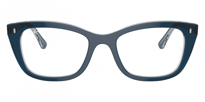 Ray-Ban™ RX5433 8324 52 - Blue on Transparent Blue